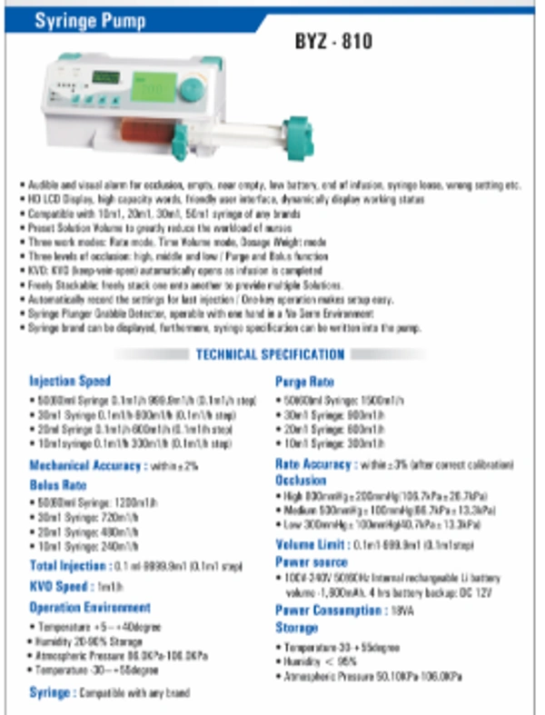 Monarch Single Flow Syringe Pump